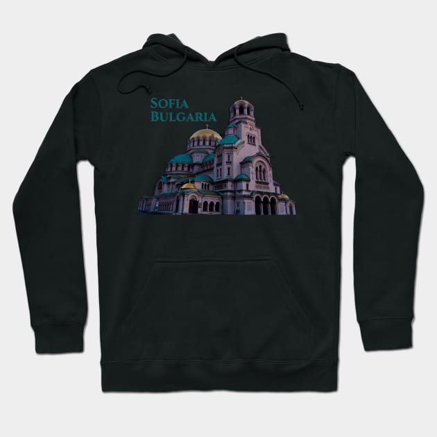 Sofia Bulgaria: Alexander Nevsky Cathedral Hoodie by RaeTucker